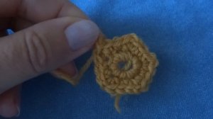 Вязание крючком с нуля. Пятиугольный мотив крючком. Урок 31.