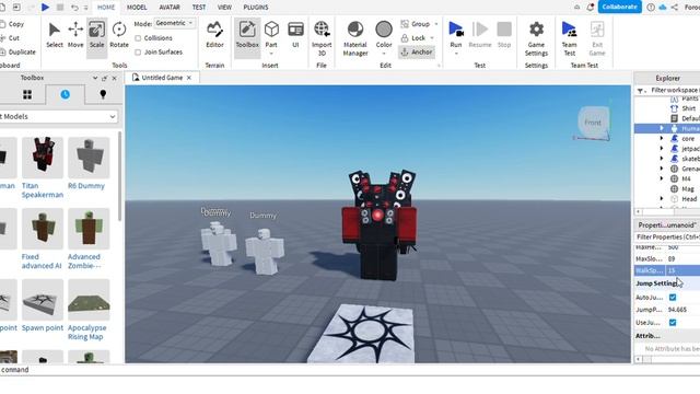 How to make a titan speakerman (skibidi toilet roblox studio) смотреть онлайн