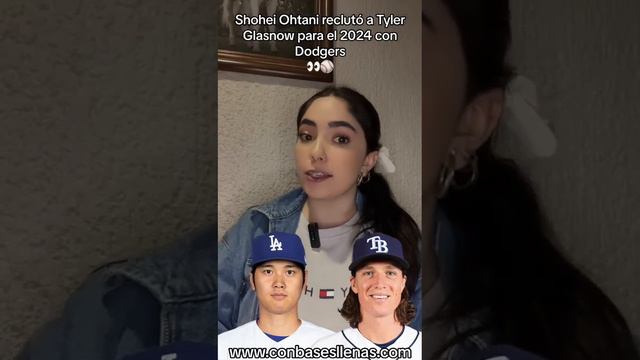 SHOHEI OHTANI ayudó a convencer a TYLER GLASNOW para jugar con Dodgers de Los Angeles