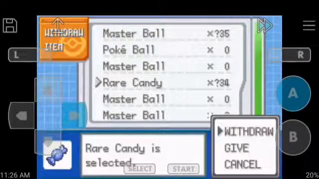 Pokemon Omega red cheat rare Candy and master ball смотреть онлайн