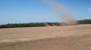 Пылевой вихрь в Нижегородской области