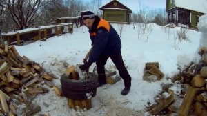 ЛЁГКИЙ СПОСОБ КОЛКИ ДРОВ : ПРАВДА ИЛИ НЕТ?