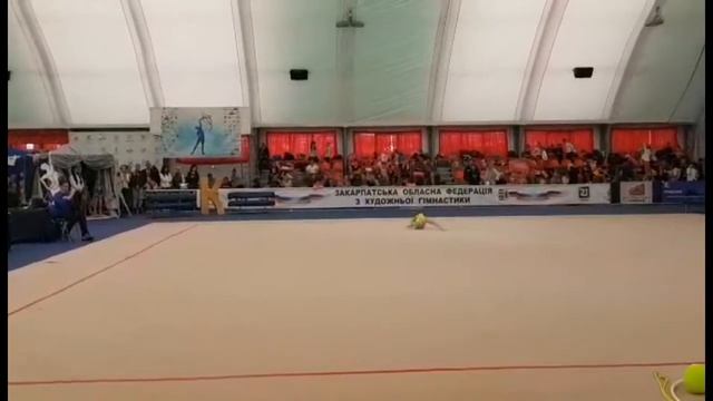 Березюк Анастасия, упражнение БП, турнир "Карпатия - 2017" смотреть онлайн