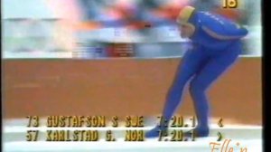 Olympic Winter Games Sarajevo 1984 - 10 km Gustafson - Karlstad