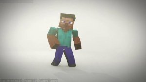 Steve Scores! - BVH Motion Capture [3D Minecraft Animation]