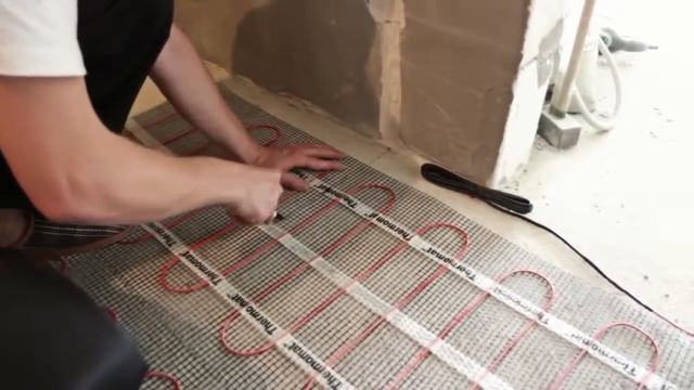 Монтаж матов для теплого пола Thermo смотреть онлайн