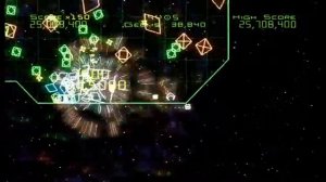 Geometry Wars Galaxies - Beta-Maseis - 56M first try low-lvl sweep drone.