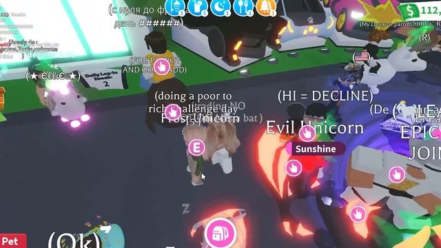 I Traded My NO Potion Mega Frost Unicorn In Roblox Adopt me смотреть онлайн