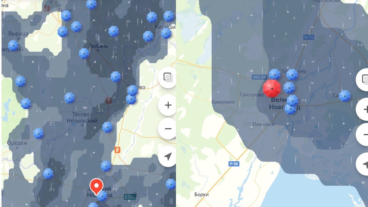 Карта осадков химки в реальном времени онлайн