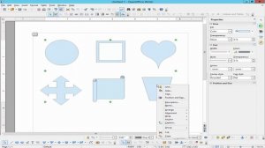 How to Group and ungroup shape in OpenOffice Writer