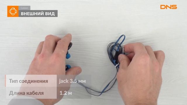 Распаковка проводной стереогарнитуры Canyon CNS-SEP2BL / Unboxing Canyon CNS-SEP2BL смотреть онлайн