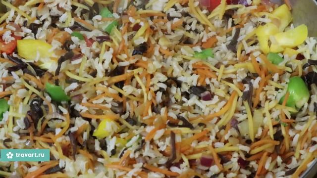 Вкусный постный перец с рисом и грибами ПП рецепт фаршированный ТРАВАРТ