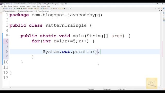 triangle pattern in java | java pattern programs interview question | смотреть онлайн