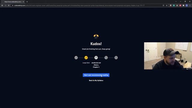 CodeCademy Full-Stack engineer pro course: JavaScript Loops! смотреть онлайн