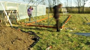 Сборка теплицы из поликарбоната 3х10