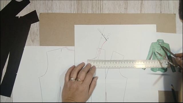 Выкройка куртки для Весны. Моделирование Рукава.Уроки шитья