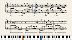 Handel/Halvorsen - Passacaglia - Piano Tutorial & Sheet Music