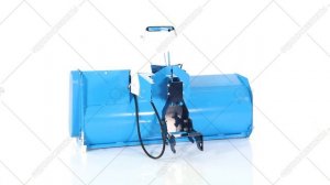 Снегоуборщик роторный Нева для садового трактора МТ1 3D обзор.