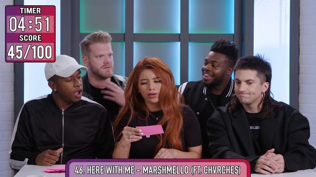 Pentatonix Tries To Sing 100 Pop Songs In 10 Minutes Challenge