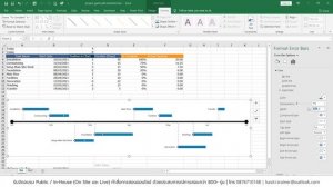 EP.42 - Excel / PowerPoint | ทำ Timeline with Gantt Chart บน Excel หรือ PowerPoint : Part 2