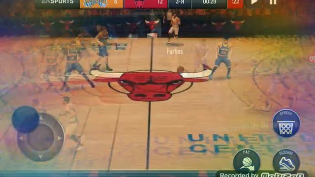 Забил трехочковый !!! NBA live Mobile 2018 смотреть онлайн