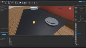 Roblox Studio: Modern Table and Lamp