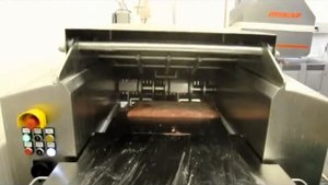 Видео работы роторного измельчителя замороженного мяса PSS SF 620 (блокорезка)