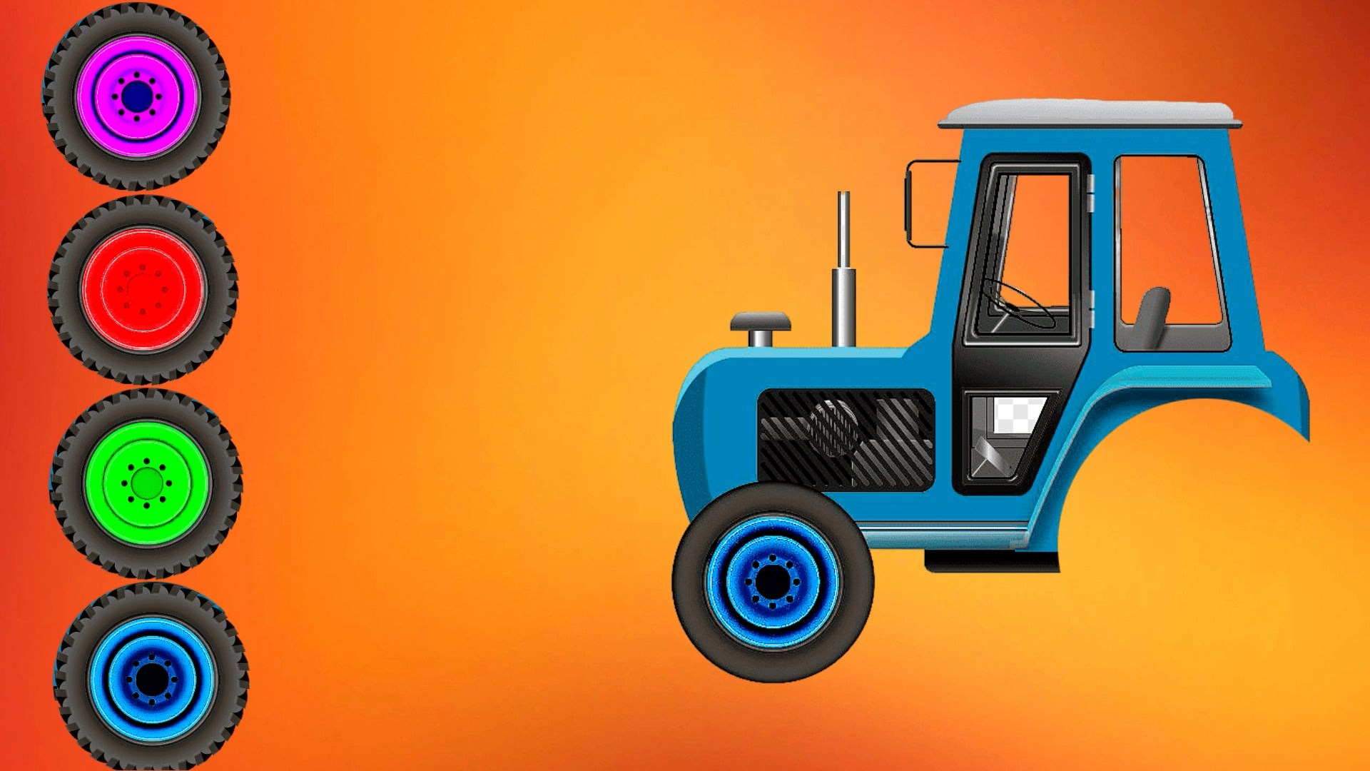 УГАДАЙТЕ ПРАВИЛЬНО КОЛЕСА ТРАКТОРА смотреть онлайн