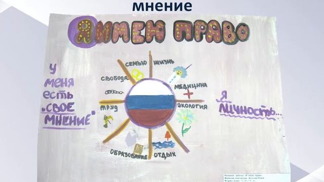 Лекция "Права ребенка в семье".  Прохорова Элина рассказывает о правах детей в семье.
