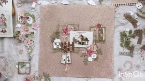 Скрапбукинг. Мастер-класс. Весенняя страничка.