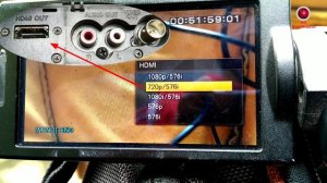 Sony nx100 output settings | how to enable squeeze , letter box , edge crop settings | HDMI setting