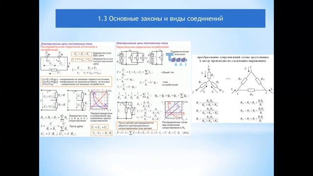 Бакалавриат_Электроэнергетика_3 семестр_ТОЭ Линейные электрические цепи постоянного тока Лекция 1