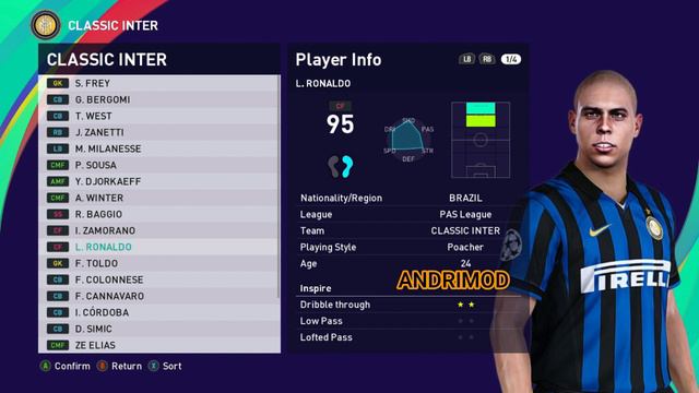 PES 2021 - CLASSIC INTER MILAN смотреть онлайн