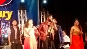 HEMA CHANDRA SINGING SUPREME HERO CHIRANJEEVI SONG AT KOTI MUSIC EVENT IN NEW JERSEY