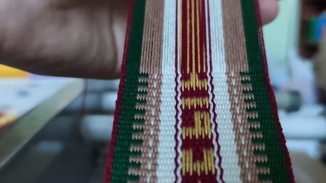 ТКАЧЕСТВО ПОЯСА С БУКВАМИ ТЕХНИКА БРАНОГО ТКАЧЕСТВА 2:1