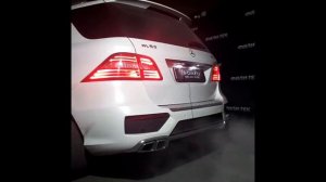 Сочный выхлоп на Mercedes ML500 W166