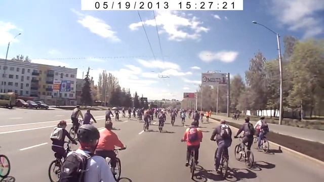 "День 1000 велосипедистов" в Уфе 2013-05-19 смотреть онлайн