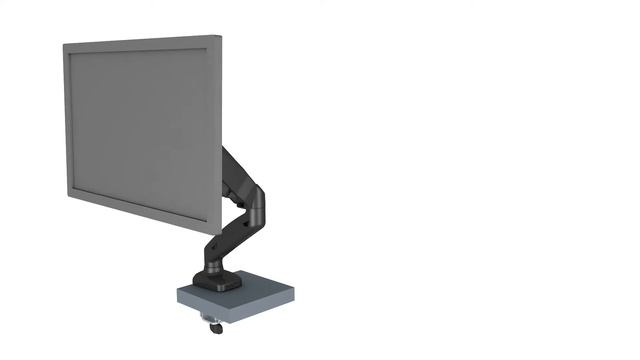 How To Install: Proper Gas Spring 13''-27'' PC Monitor Desk Mount смотреть онлайн