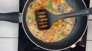 Полезный завтрак/Чечевичный ОМЛЕТ/Постная лепешка с овощами