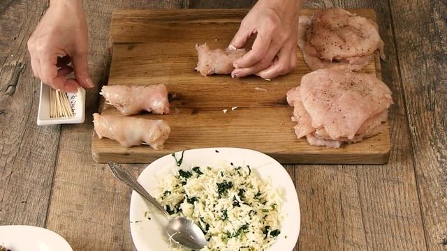 Куриные рулеты: с грибами и с сыром. Просто объедение! смотреть онлайн