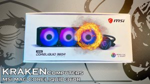 CoreLiquid 360R MAG MSI (РАСПАКОВКА И ОБЗОР) | ВОДЯНОЕ ОХЛАЖДЕНИЕ (СЖО) ОТ MSI