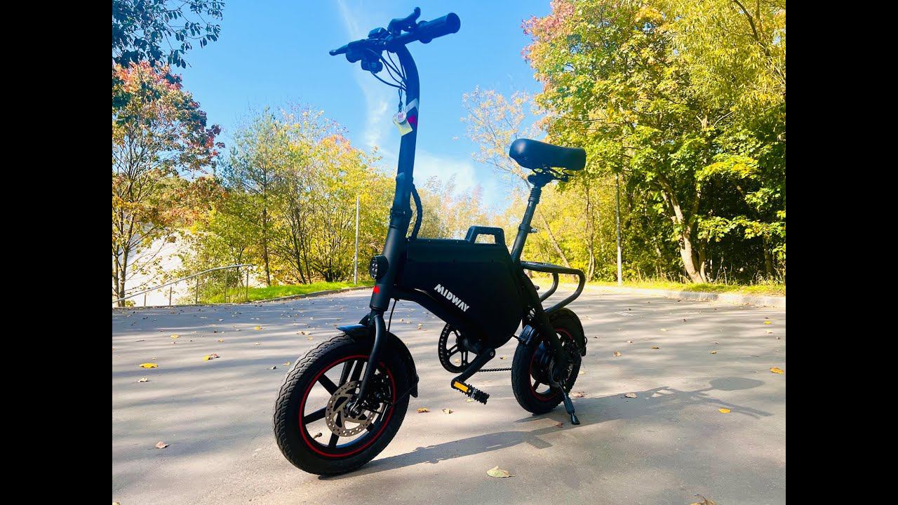 Электровелосипед MidWay Sonic - КОМПАКТНЫЙ И БЫСТРЫЙ! Обзор, тест-драйв, замер максималки, разбор. смотреть онлайн