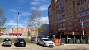 Парковка в микрорайоне 9Б Йошкар-Олы