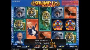 Trump It Deluxe Slot Scatter Free Spins Round Demo Gameplay