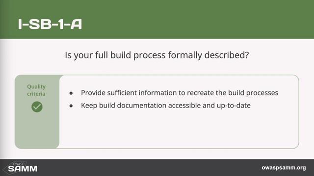 I-SB-A: Build Process №3