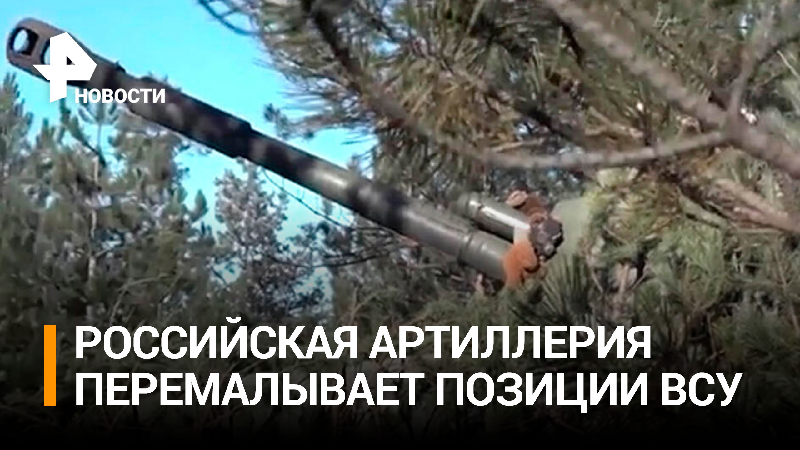 Как российская артиллерия  перемалывает подразделения ВСУ / РЕН Новости