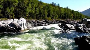 Сплав по реке Урик (Восточный Саян). Порог Чертики. Часть 3.