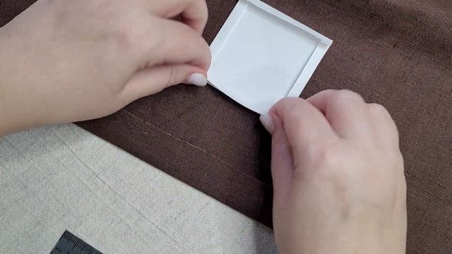 как обработать салфетку,простой способ