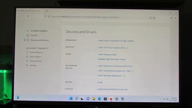 Geekom Mini IT8 GM08i5T 8GB RAM 256GB ROM Windows 11 Pro Mini PC Drivers Back-up with Double Driver