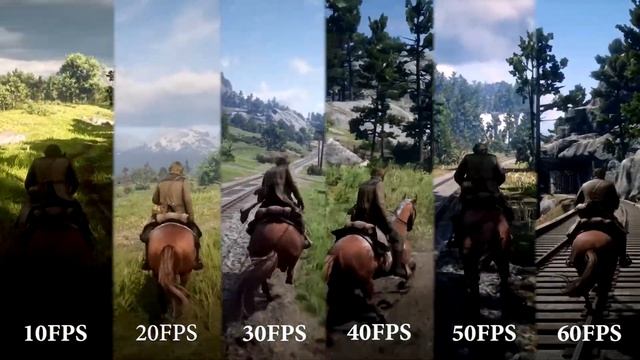 10FPS vs 20FPS vs 30FPS vs 40FPS vs 50FPS vs 60FPS